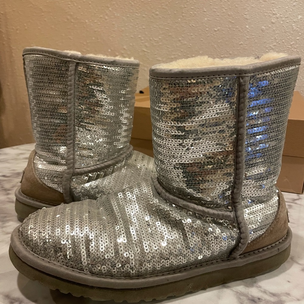 UGG Silver Boots